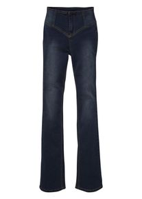 Arizona, Damen Bootcut-Jeans, Nachtblau