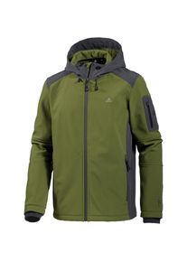 O.C.K. OCK, Herren Softshelljacke , Dunkelgrau / Grasgrün