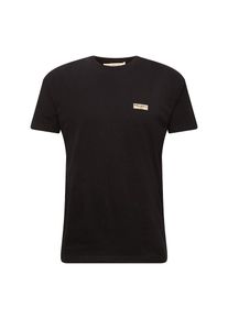 Nudie Jeans Co, Herren T-Shirt 'Daniel Logo', Schwarz