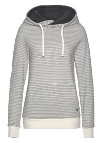 Billabong, Damen Kapuzenpullover 'Louna', Anthrazit / Wollwei&szlig;