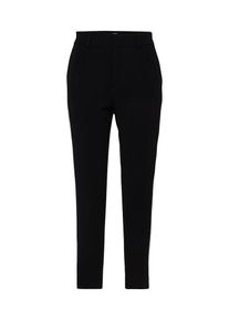 Drykorn, Damen Bundfaltenhose 'FIND', Schwarz / Naturweiß