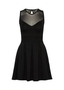 boohoo, Damen Skater Kleid 'Cherry', Schwarz