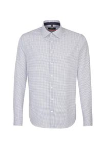 Seidensticker, Herren Hemd 'Slim', Hellgrau / Dunkelgrau