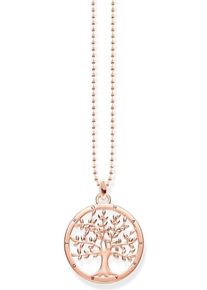 Thomas Sabo, Damen Kette mit Anhänger 'Tree of Love, KE1660-415-40-L45v', Rosegold