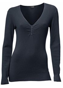 Heine, Damen Feinstrickpullover, Marine