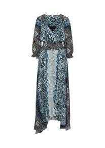 Free People, Damen Kleid 'MEXICALI ROSE', Blau / Dunkelgrau / Weiß