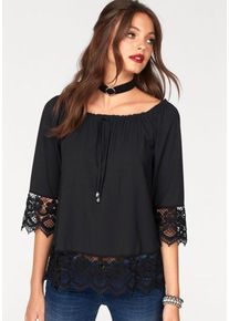 Melrose, Damen Carbluse, Schwarz