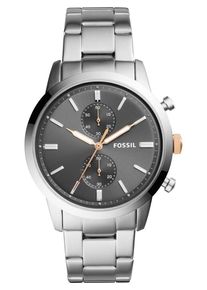 Fossil, Herren Quarzuhr 'Townsman', Rosegold / Silbergrau / Silber