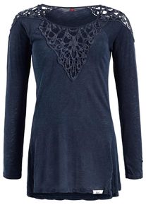 Khujo, Damen Longsleeve 'Umeko', Navy