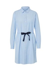 Tom Tailor Denim, Damen Blusenkleid, Hellblau