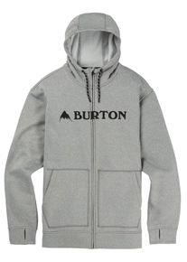 Burton, Herren Fleecejacke 'Oak', Graumeliert / Schwarz