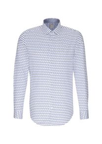 Jacques Britt, Herren Hemd, Blau / Wei&szlig;