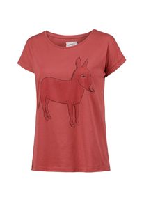 armedangels, Damen Liv Donkey T-Shirt, Rot