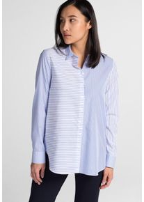Eterna, Damen Bluse, Hellblau / Weiß
