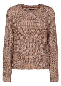 Desires, Damen Pullover 'Tuka 2', Braun / Hellbraun / Rot