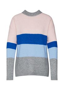 s.Oliver RED LABEL, Damen Pullover, Blau / Hellblau / Graumeliert / Rosa