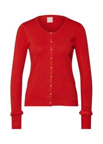 Culture, Damen Cardigan 'Annemarie Pearl', Orangerot