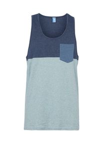 Iriedaily, Herren Trägershirt, Blau / Kobaltblau / Mint