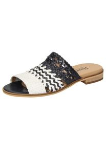 Sioux, Damen Sandale 'Husniya-700', Schwarz / Wei&szlig;