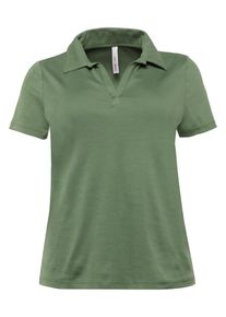 sheego Casual, Damen T-Shirt, Khaki