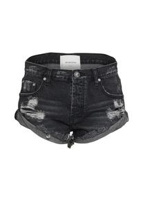 One Teaspoon, Damen Jeansshort 'Bandits', Black Denim