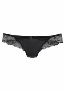 Lascana, Damen Stringpanty, Schwarz