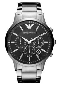 Emporio Armani, Herren Chronograph 'AR2460', Anthrazit / Silber