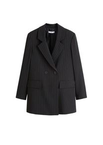 Mango, Damen Blazer 'Noel-i', Schwarz / Weiß
