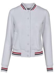 Urban Classics, Damen Jacket, Navy / Feuerrot / Weiß