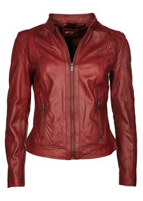 Maze, Damen Lederjacke 'Marcie', Weinrot