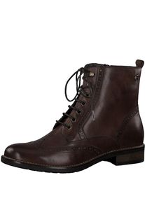 Tamaris, Damen Schnürstiefelette, Dunkelbraun