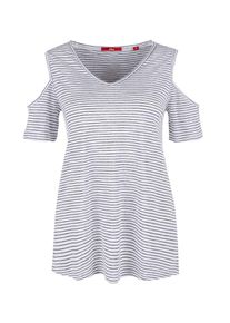 s.Oliver RED LABEL, Damen Ringelshirt, Dunkelblau / Wei&szlig;