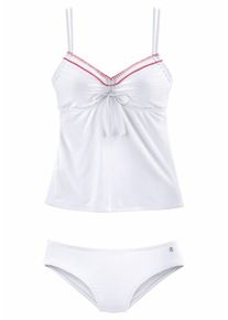 s.Oliver RED LABEL Beachwear, Damen Tankini, Weiß