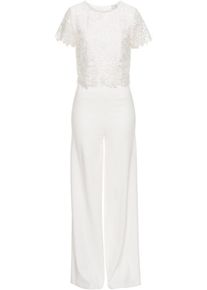 bonprix, Damen Jumpsuit, Wei&szlig;