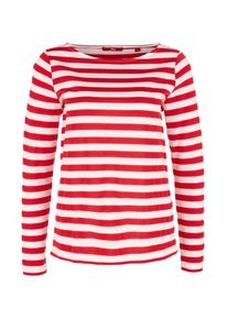 s.Oliver RED LABEL, Damen Langarmshirt, Rot / Weiß