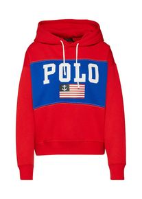 Polo Ralph Lauren, Damen Sweatshirt 'RLXD FLAG HD-LONG SLEEVE-KNIT', Rot