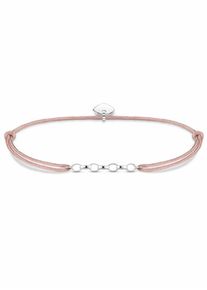 Thomas Sabo, Damen Charm-Armband 'Little Secret Herz, LS048-173-19-L20v', Beige / Silber