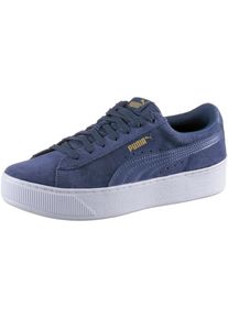 Puma, Damen 'Vikky Platform' Sneaker, Indigo / Wei&szlig;