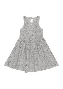 Polo Ralph Lauren, Mädchen Spitzenkleid mit Unterkleid, Grau