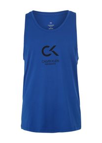 Calvin Klein Performance, Herren Tank 'LOGO TANK', Blau / Weiß