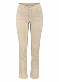 MAC, Damen Bequeme Jeans 'Stella', Beige