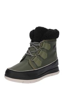 Sorel, Damen Snowboots 'Explorer Carnival', Oliv / Schwarz