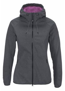 Icepeak, Damen Softshelljacke 'LILITH', Dunkelgrau / Dunkellila