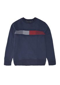 Tommy Hilfiger, Sweatshirt 'ESSENTIAL FLAG SWEATSHIRT', Navy / Rot