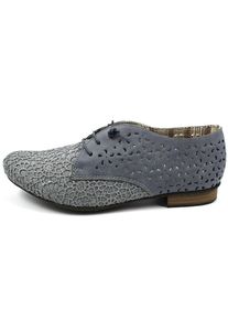 Rieker, Damen Schn&uuml;rschuhe, Taubenblau