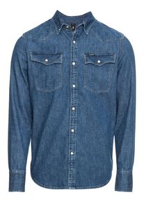 G-Star Raw, Herren Hemd '3301 Shirt l/s', Blue Denim