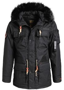 Khujo, Herren Jacke 'TROT', Beige / Pastellrot / Schwarz