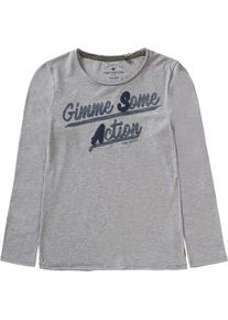 Tom Tailor, langarmshirt, Ultramarinblau / Grau