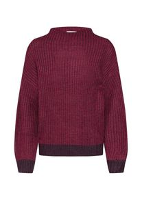 Jacqueline de Yong, Damen Pullover 'JDYMILLION L/S HIGH NECK PULLOVER KNT', Rot