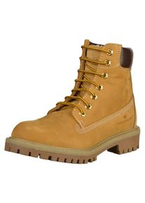 Tom Tailor, Damen Stiefelette, Cognac / Dunkelbraun